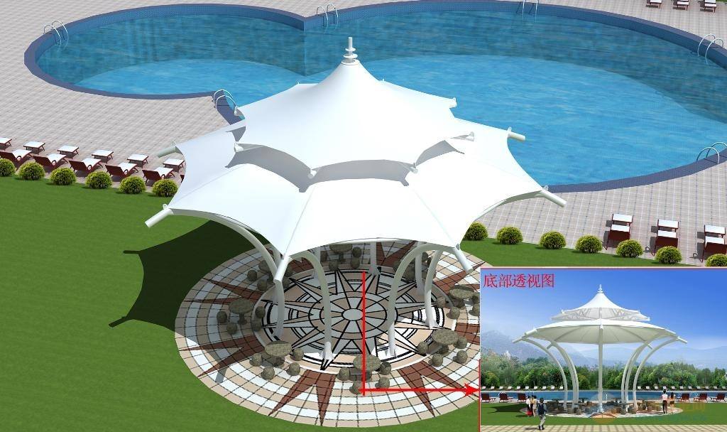 建筑入口膜結(jié)構(gòu)